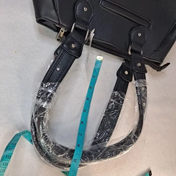 Unbranded Concealed Carry Hobo Bag Skull with Flames Western Goth Studded - Picture 12 of 13